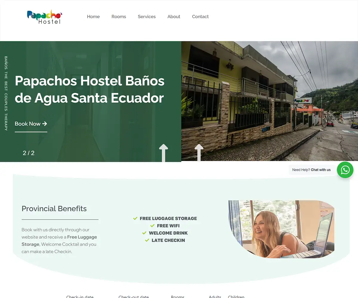 Papachos Hostel Webs